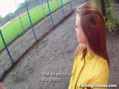 Fucking Glasses - Fucked on a construction site